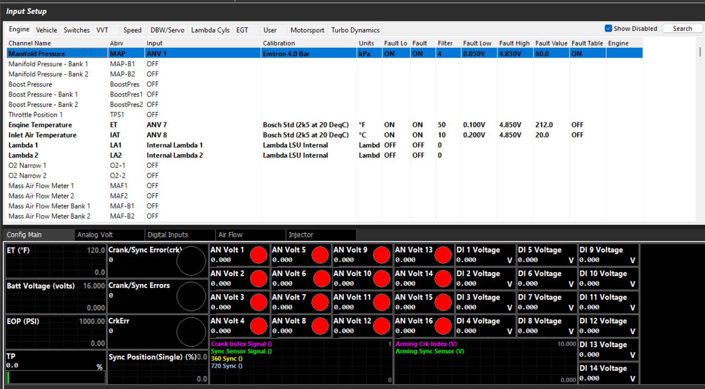 Standalone ECU Calibration, Base Map